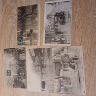 CRUE DE LA SEINE 1910 Paris, Créteil, Colombes, 9 Cartes - Histoire