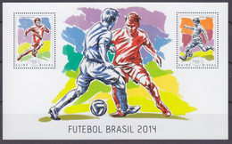 2014 Guinea-Bissau 7079-7080/B1240 2014 FIFA World Cup In Brazil  8,50 € - 2014 – Brasile