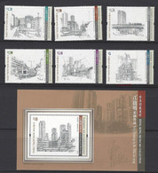 Hong Kong 2016 S#1821-1827 Pencil Drawings By Mr. Kong Kai-ming Set+M/S MNH Painting Automobile Train Bus Tram Truck - Nuevos