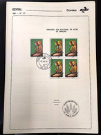 Brazil Brochure Edital 1981 27 Action Of Gracas Religion With Stamp CPD SP - Covers & Documents