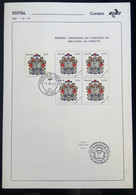 Brazil Brochure Edital 1981 31 Army Library Military Education With Stamp CPD SP - Lettres & Documents