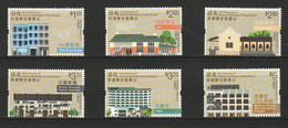 Hong Kong 2017 S#1836-1841 Revitalisation Of Historic Buildings II MNH Bird Food Unusual (hot Foil Stamping - Unused Stamps