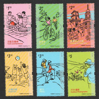 Hong Kong 2017 S#1842-1847 Outdoor Fun MNH Food Bicycle Insect Butterfly Camera Photography - Nuevos