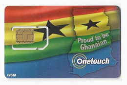 GHANA CARTE GSM ONETOUCH Verso Numeroté - Ghana