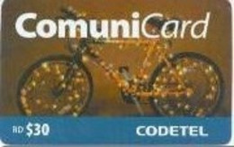 CODETEL : DMC110 RD$30 Bike With Christmas Lights USED - Dominicaanse Republiek