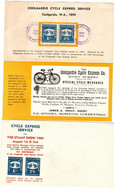 Australia 1964 The Stamp Show Cycle Express Service - Altri & Non Classificati