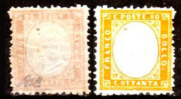 Italia-OS-66- Original Values Issued In 1862 (+) LH - Quality In Your Opinion. - Autres & Non Classés