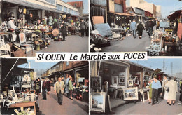 93-SAINT-OUEN- LE MARCHE AUX PUCES MULTIVUES - Saint Ouen