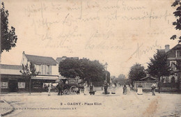 CPA - 93 - GAGNY - Place Eliot - Animation - Cheval Marchand Ambulant - Gagny