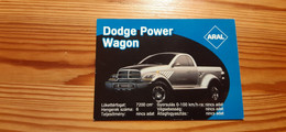 Aral Trading Card Hungary - Car, Dodge - Motores