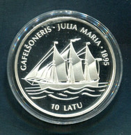 Latvia Lettland 1995 PROOF Silver Münzen. - Lettonie