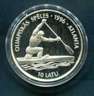 Latvia Lettland 1996  PROOF Silver Münzen. - Lettonie