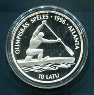 Latvia Lettland 1996  PROOF Silver Münzen. - Lettonie