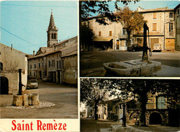 St Remèze * Souvenir De La Commune * Cp 3 Vues - Autres & Non Classés