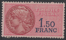 TIMBRE MOBILE - FISCAUX GENERAUX - N°124 - NEUF AVEC GOMME SANS TRACE - COTE 3€. - Stamps