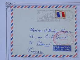 BH7 DJIBOUTI  FRANCE  BELLE LETTRE FM  1959 DJIBOUTI  A CLAMART FRANCE ++ ++ +AFFRANCH. PLAISANT - Andere & Zonder Classificatie