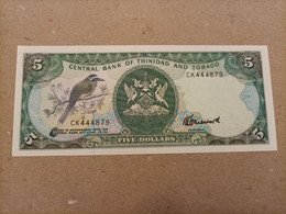 Billete De Trinidad Y Tobago De 5 Dólares, Año 1985, UNC - Trindad & Tobago