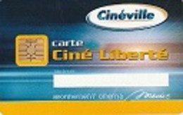 CINEVILLE - CINE LIBERTE, RENNES - Carte Plastique 5.5x8.5 TBon Etat (voir Scan) - Other & Unclassified