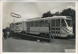 TRAM :  7501   Uccle - Ukkel  Arrivé  1962  ( 18 X 13 Cm)  See Scans Info - Trains
