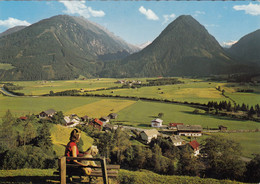 B9253) Ortschaft ROSENTAL - Marktgemeinde NEUKIRCHEN Am Großvenediger - Blick Zu Den Sulzbachtälern Frau U. Hund - Neukirchen Am Grossvenediger