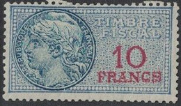 TIMBRE MOBILE - FISCAUX GENERAUX - N°142 - AVEC GOMME SANS TRACE - COTE 3€. - Timbres