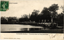 CPA Bretagne - PLUVIGNER - Procession Autor De L'etang (209883) - Pluvigner