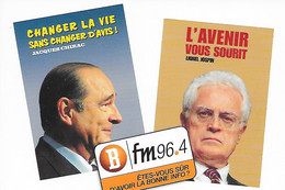 PUB - Election Présidentielle De 2002 ( C.P.M. , Gd - Ft ) - Partidos Politicos & Elecciones