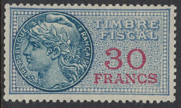 TIMBRE MOBILE - FISCAUX GENERAUX - N°156 - AVEC GOMME SANS TRACE  - COTE 5€ . - Timbres