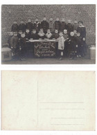 Etterbeek  Bruxelles  CARTE PHOTO   Ecole Place St Pierre  Repas Scolaire 1914-1917     PREMIERE GUERRE MONDIALE - Etterbeek