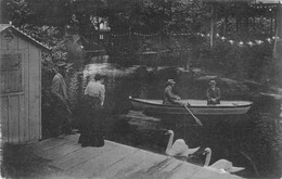 CPA - 66 - VERNET LES BAINS - La Nuit - Embarcadère Du Lac - Animée - Cygnes - Sonstige & Ohne Zuordnung