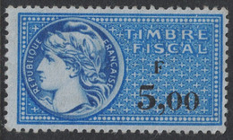 TIMBRE MOBILE - FISCAUX GENERAUX - N°438 - AVEC GOMME SANS TRACE - COTE 2€ . - Timbres