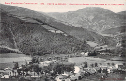 CPA - 66 - PRATS DE MOLLO - Quartier Extérieur Aux Remparts Et La Gendarmerie - Sonstige & Ohne Zuordnung