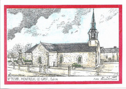 35 - MONTREUIL-LE-GAST - L'ÉGLISE - CPM - VIERGE - - Other & Unclassified