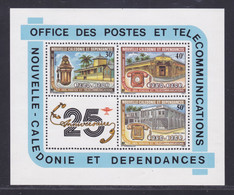 NOUVELLE CALEDONIE BLOC N°    5 ** MNH Neuf Sans Charnière, Adhérences (CLR136) Postes Et Télécommunications - 1983 - Blocks & Sheetlets