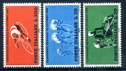 1962 REP. IT. SET 944/946 Ciclismo * - 1961-70: Mint/hinged