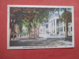 Colonial Mansions.  Upper Main Street.  Nantucket  Massachusetts > Nantucket         Ref 5824 - Nantucket