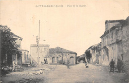 30-SAINT-MAMAIT- PLACE DE LA MAIRIE - Autres & Non Classés