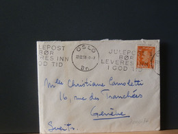 100/636CP  NORGE  1959 TO GENEVE - Cartas & Documentos