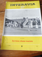 1952 INTERAVIA  - Le Parachute ; Combat Des TWA Et Pan American Airways; Opération "NIMBUS" ; Etc - Aviación