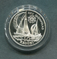 ESTONIA 1992 SILVER PROOF COIN - Estonia