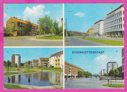 283024 / Germany - Eisenhüttenstadt, Brandenburg - Strasse Des Komsomol , Strasse Der Republik Mit Kaufhaus Magnet PC - Eisenhüttenstadt