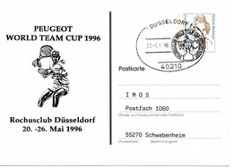 55207 - Bund - 1996 - 80Pfg Frauen PGAte "World Team Cup 1996" M SoStpl DUESSELDORF - ROCHUSCLUB ... -> Schwabenheim - Tenis