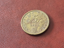 Münze Münzen Umlaufmünze Kroatien 5 Lipa 2003 - Croatie