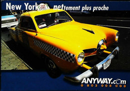► STUDEBAKER   Taxi New York  "TACO TAXI"   - Automobile Publicity Anyway.com   (Litho France.) Roadside - Taxis & Huurvoertuigen