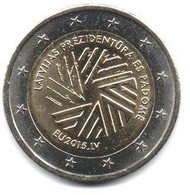 2015 - Lettonia 2 Euro Presidenza UE       ------ - Lettonia