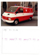 Spa   Service D'incendie   PHOTO 21/09/1986   POMPIERS BRANDWEER    Renault Trafic T800 D - Spa