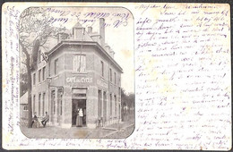 Kapellen Cappellen 1904 - Café Du Cycle (zeldzaam Photo. H.V. De Weyngaert) - Kapellen