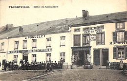 Florenville - Hôtel Du Commerce (top Animation, Colorisée 1908) - Florenville