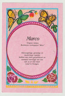 Ansichtkaart-postcard MARCO - Prénoms