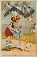 Pâques * Fête Joyeuses Pâques * Enfant Poussins Oeufs * Eggs - Pasen